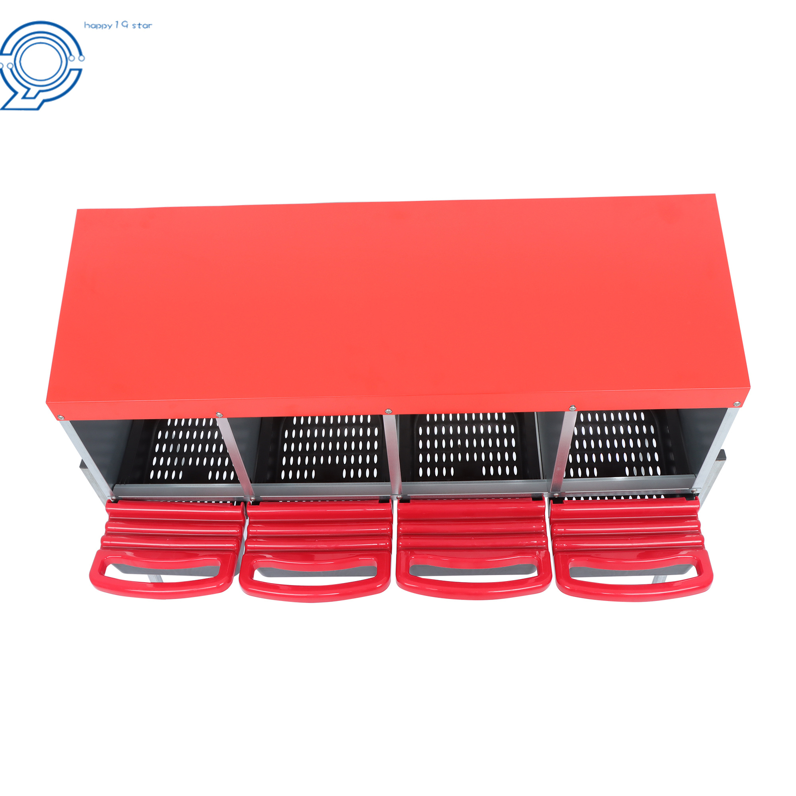 4 Holes Chicken Nesting Boxes Coop Metal Chicken Egg Laying Box With Lid Cover