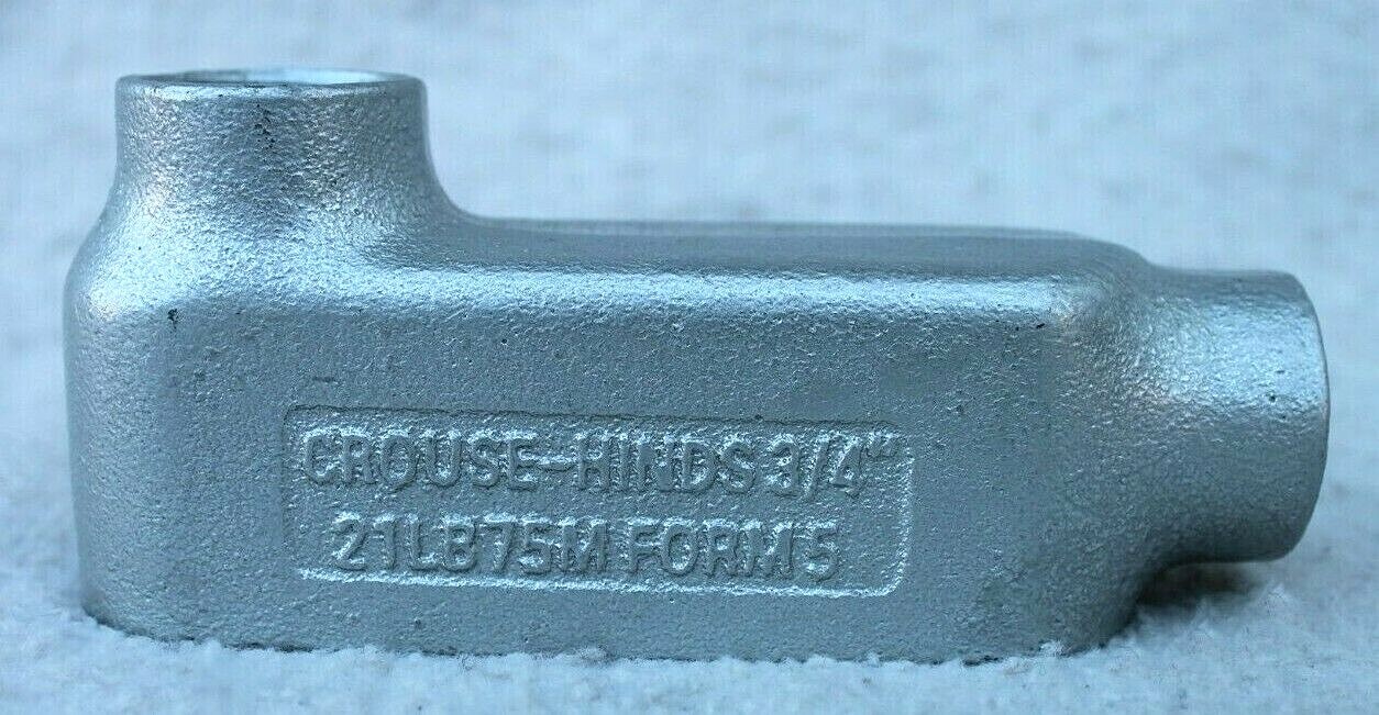 Crouse-Hinds 3/4″ 21LB75M Form 5 Conduit Body