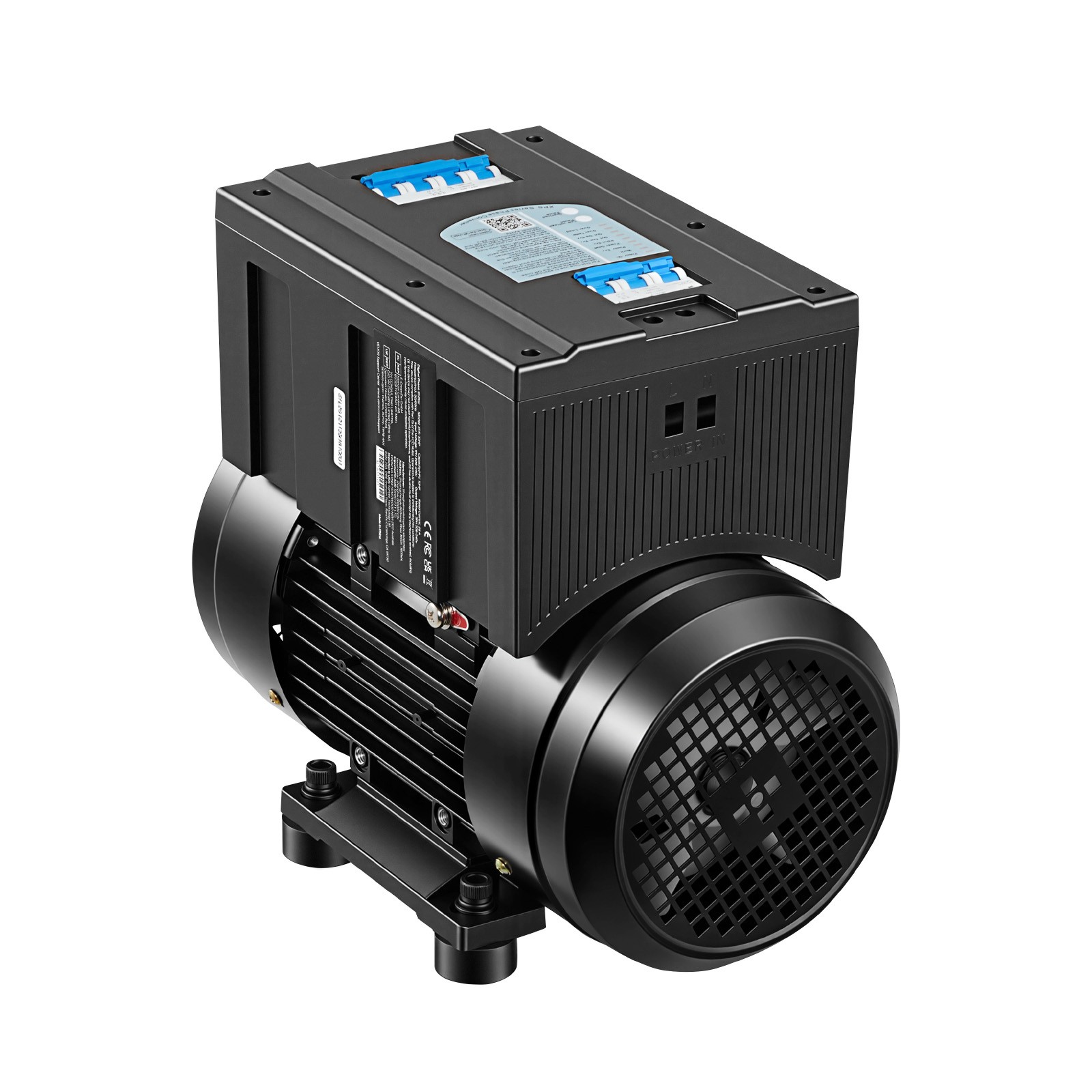 Uimoso Single to Three-Phase Rotary Phase Converter 5HP 14A208-240V Input/Output