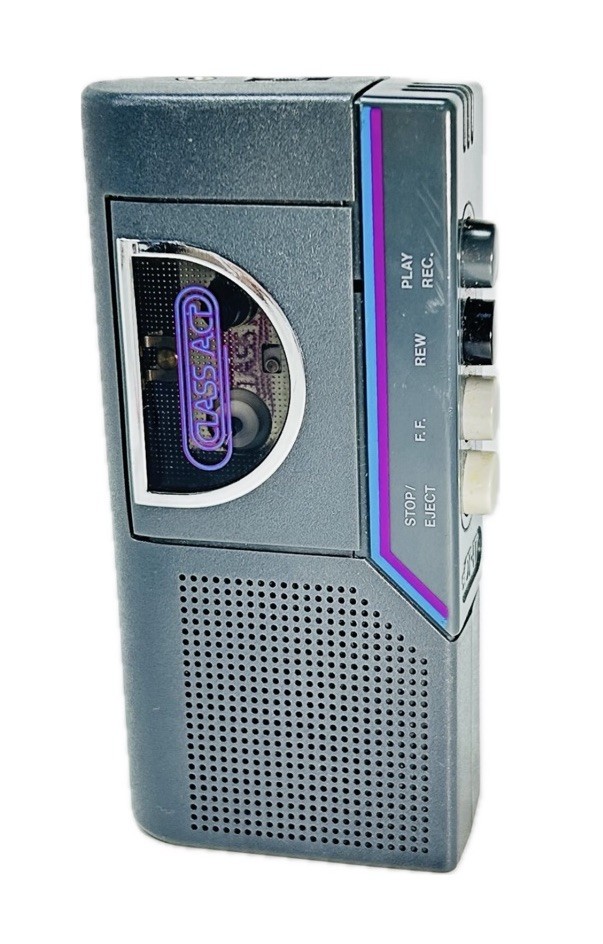 Vintage Class Act Microcassette Recorder Worlds of Wonder 80s Hong Kong