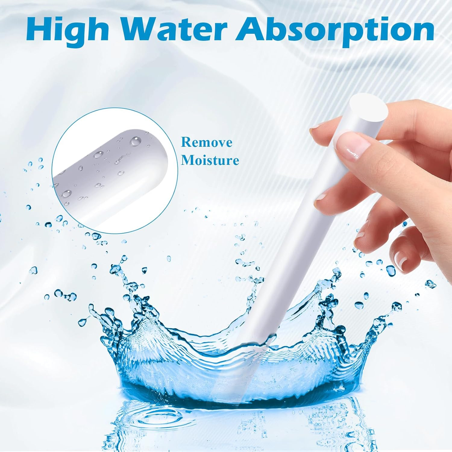 Drying Rod Stick for Toys, Reusable Diatom Desiccant & Deodorizer with Quick Dry