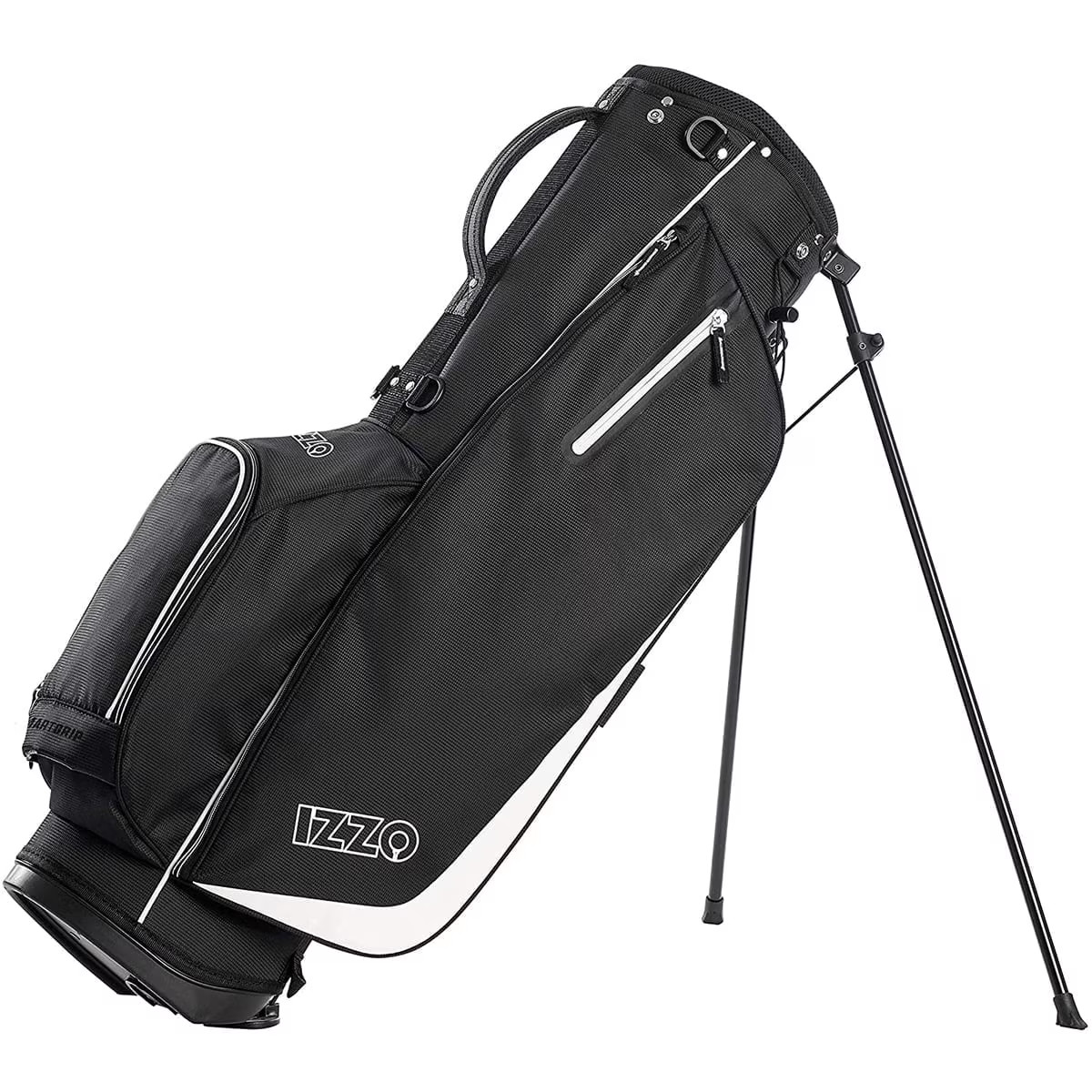 IZZO Golf Ultra-Lite Golf Stand Bag – Black, Only 3.2 lbs