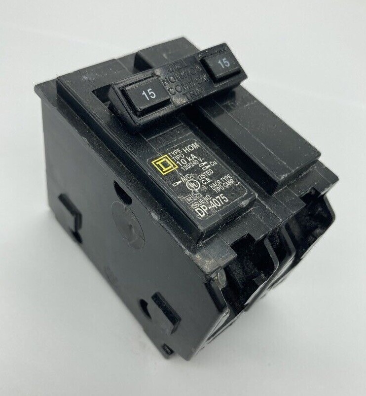 Square D Homeline 2P HOM215 20A 25A 30A 35A 40A 45A 50A 60A 70A Plug In Breaker