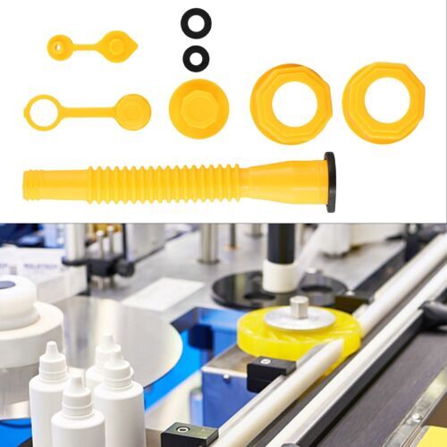 5x Gas Can Spout Nozzle Vent Kit Replacement For Old Style Caps Plastic Gas Cans