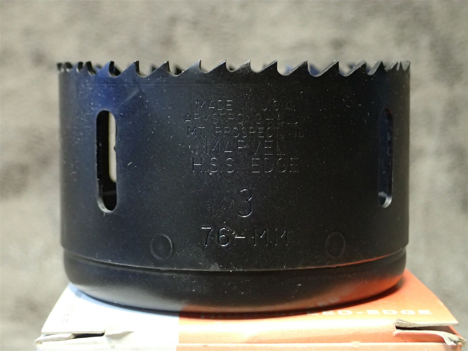 #48 Marvel Armstrong Blum 3″ Hole Saw, 1-7/8″ Cutting Depth, HSS Tooth Edge