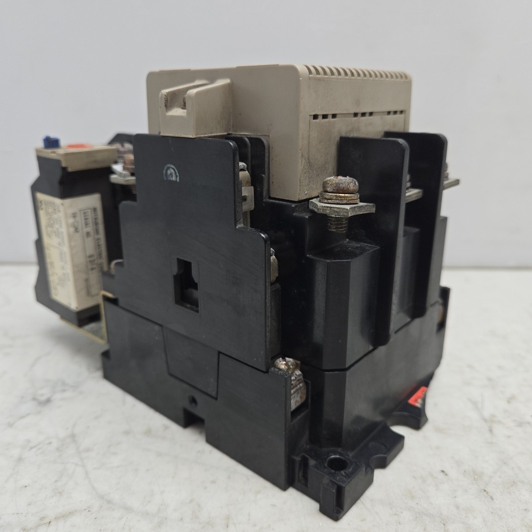 Mitsubishi S-K95 Magnetic Contactor 3 Pole w/ TH-K60TAKP Overload Relay Damage