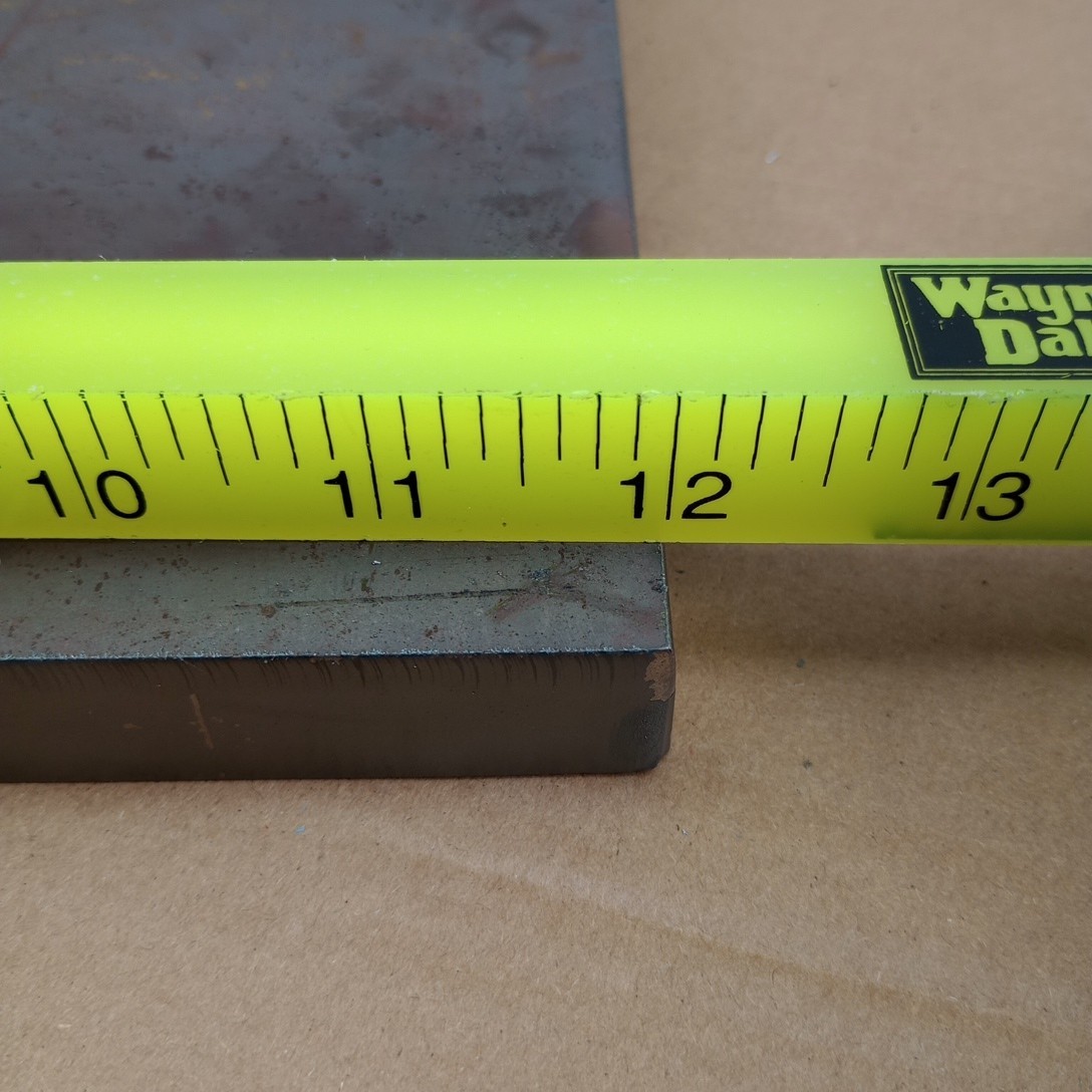 3/4″ x 12″x 12″ inch steel plate 12”x12” A36 Hot Roll Flat .75″ Thick