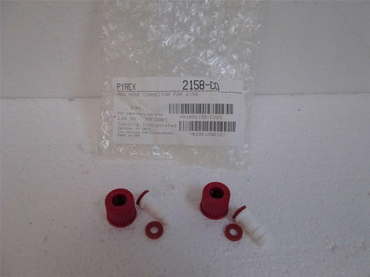 Corning Pyrex 2158-CO Red Hose Connector for 2158 – Pack of 2 2158-C0