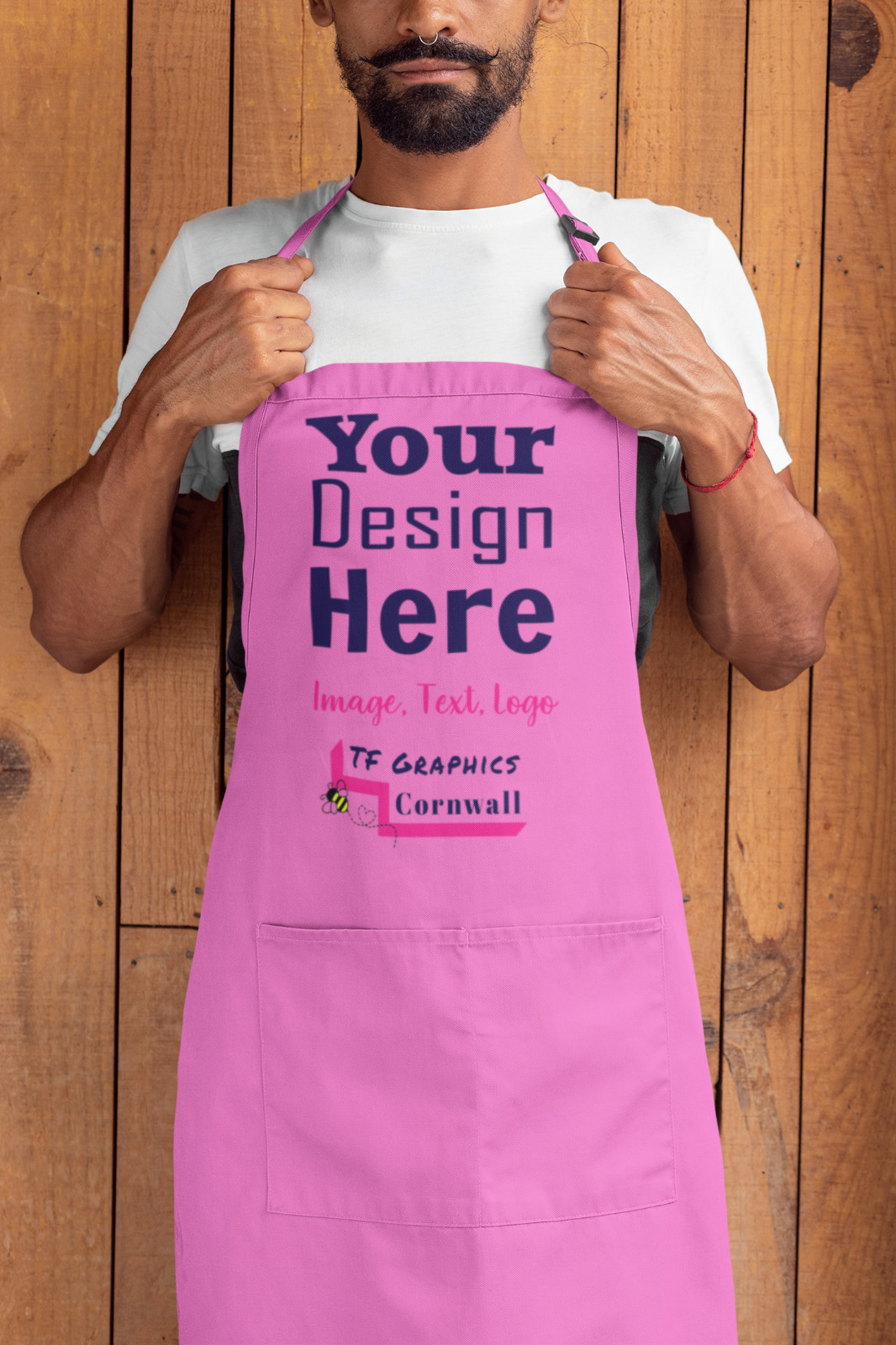 Custom Apron – 6 colours, Baking Cooking Chef Business Gift Corporate KItchen