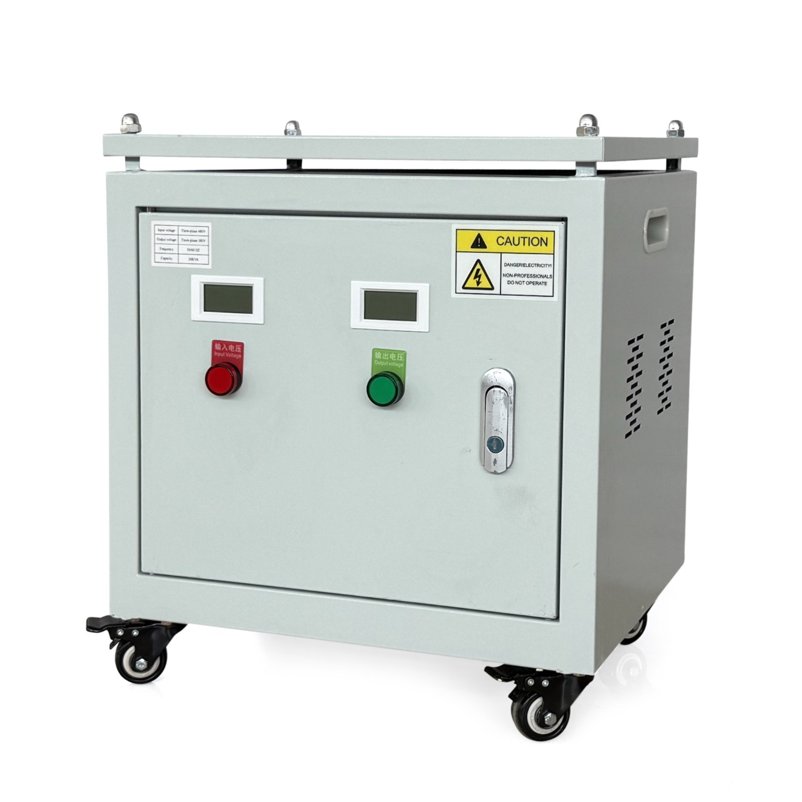 50kVA Step Up Transformer 208V to 480V Industrial Power Converter 3 Phase