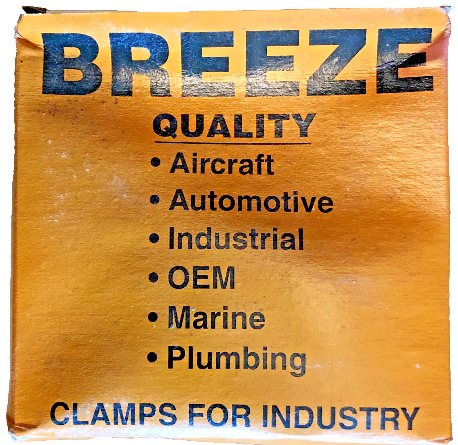Breeze Hose Clamps 62152 7-1/8 to 10 in 181-254mm Range 10 Pack NOS Worm Gear SS