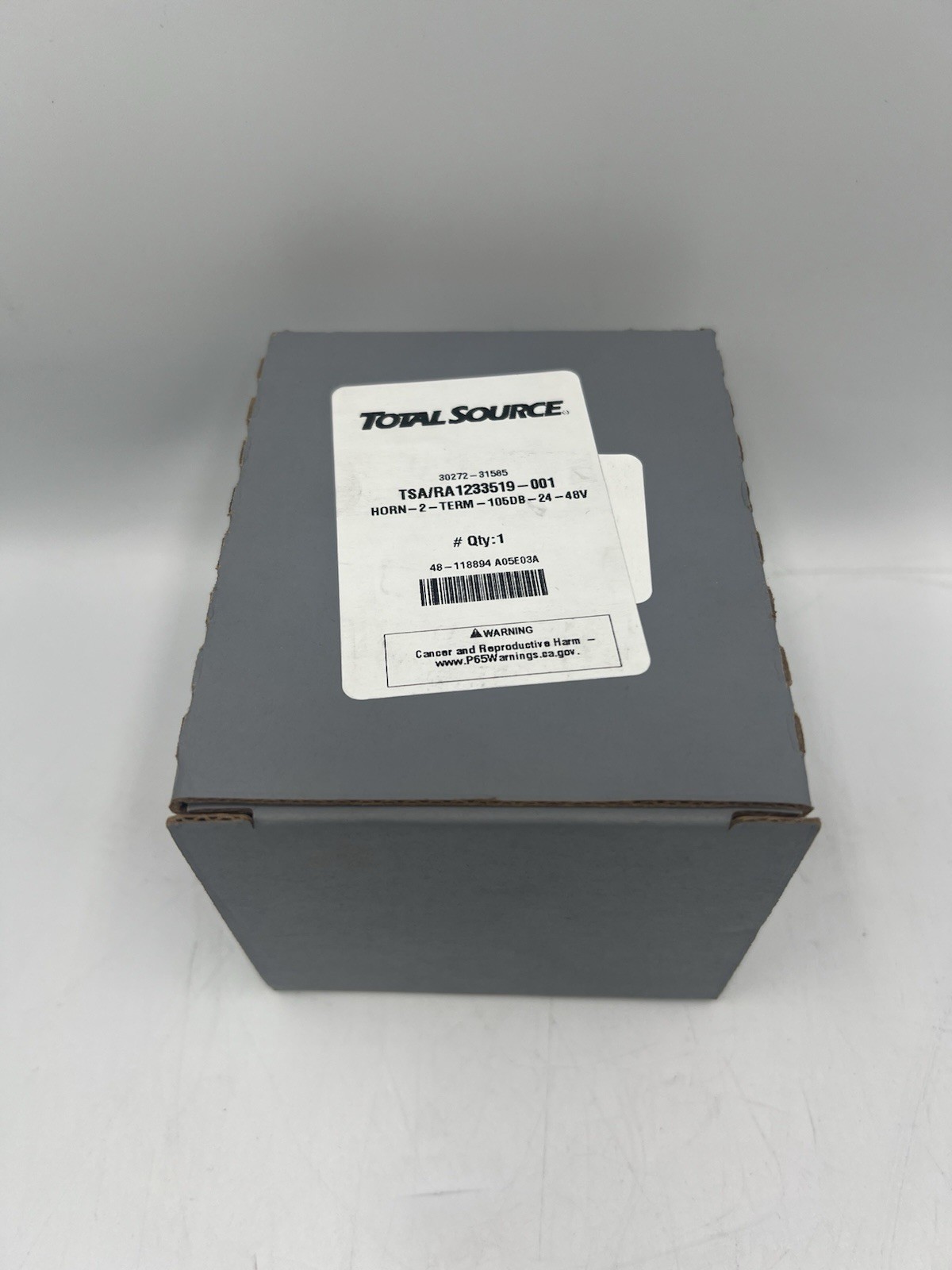 New NOS Total Source TSA/RA1233519-001 HORN-2-TERM-105DB-24-48V