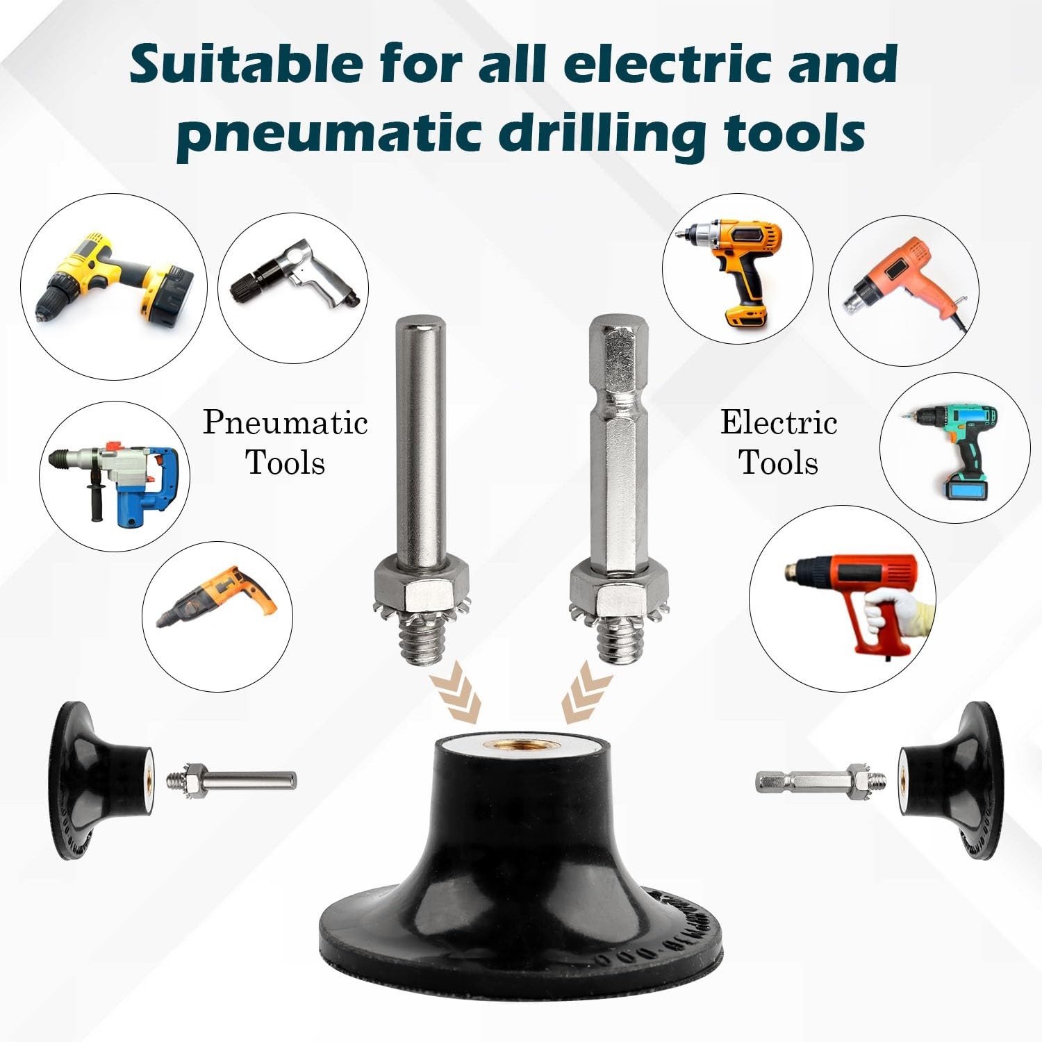 Versatile 2″ Sanding Disc Adapter with Quick Change for Tools Up to 30,000 RPM