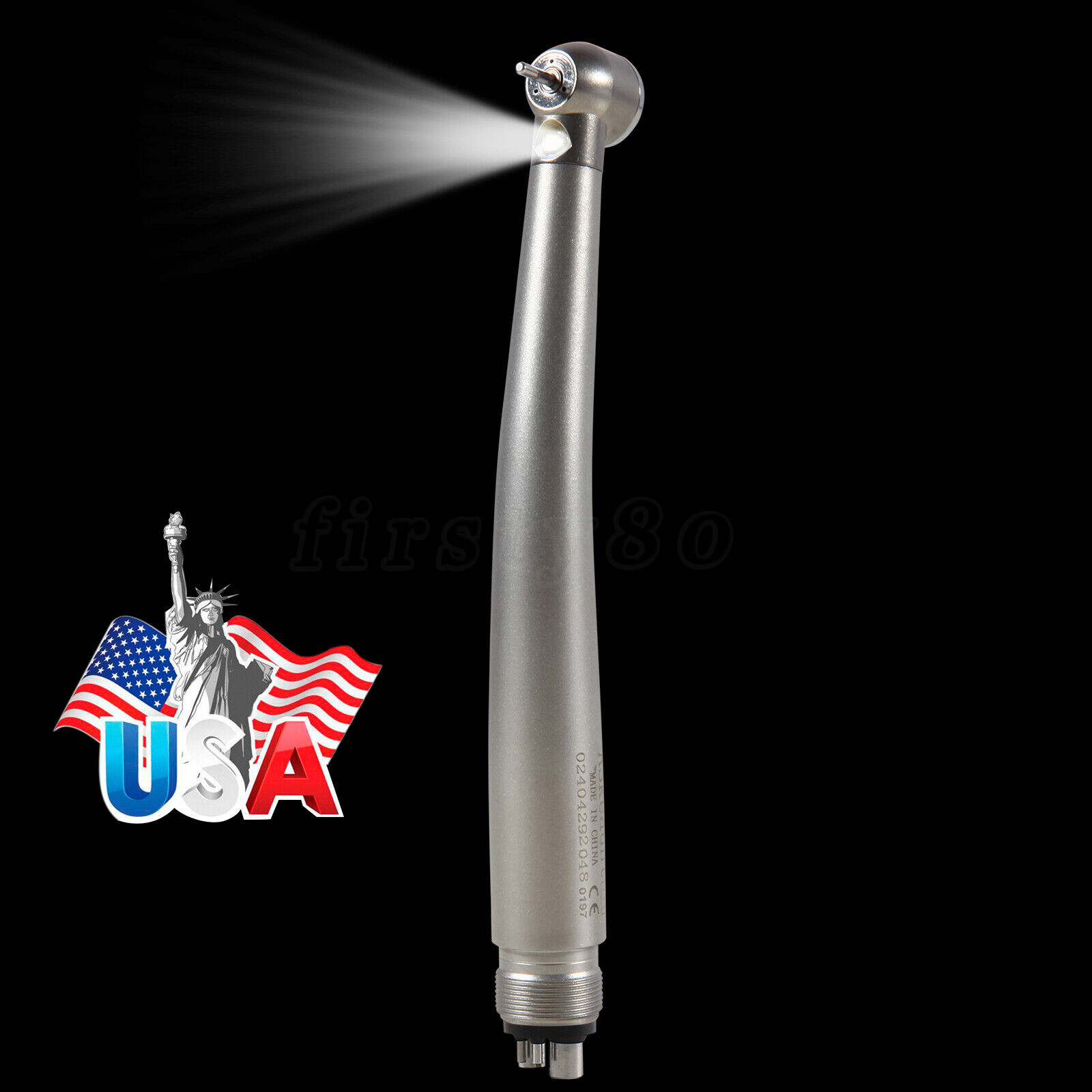 Askeadnt Dental LED E-generator Fiber High Speed Handpiece Air Turbine 4 Holes