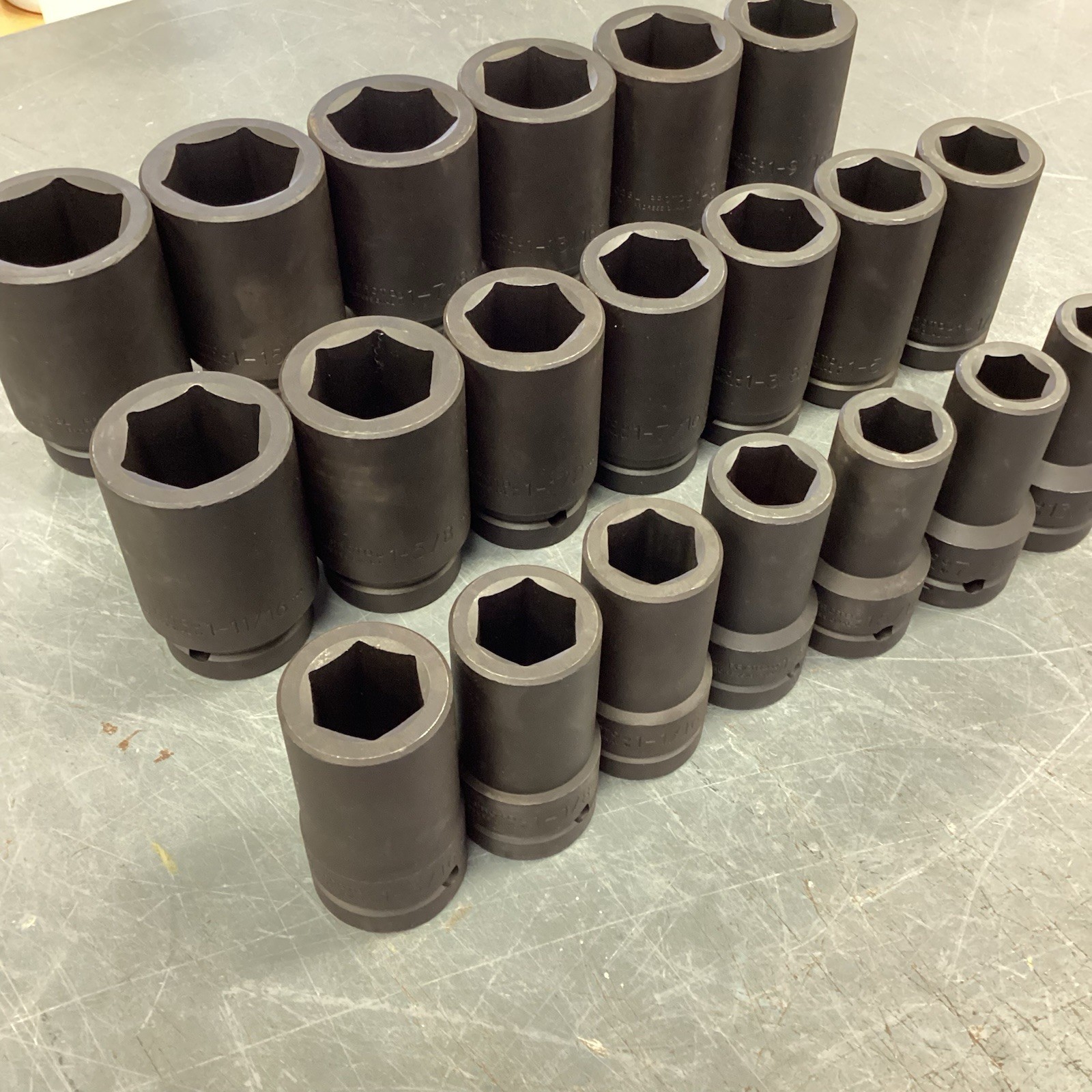 PROTO J76121 Impact Socket Set 1″ Drive 21pcs (21) 6-Point