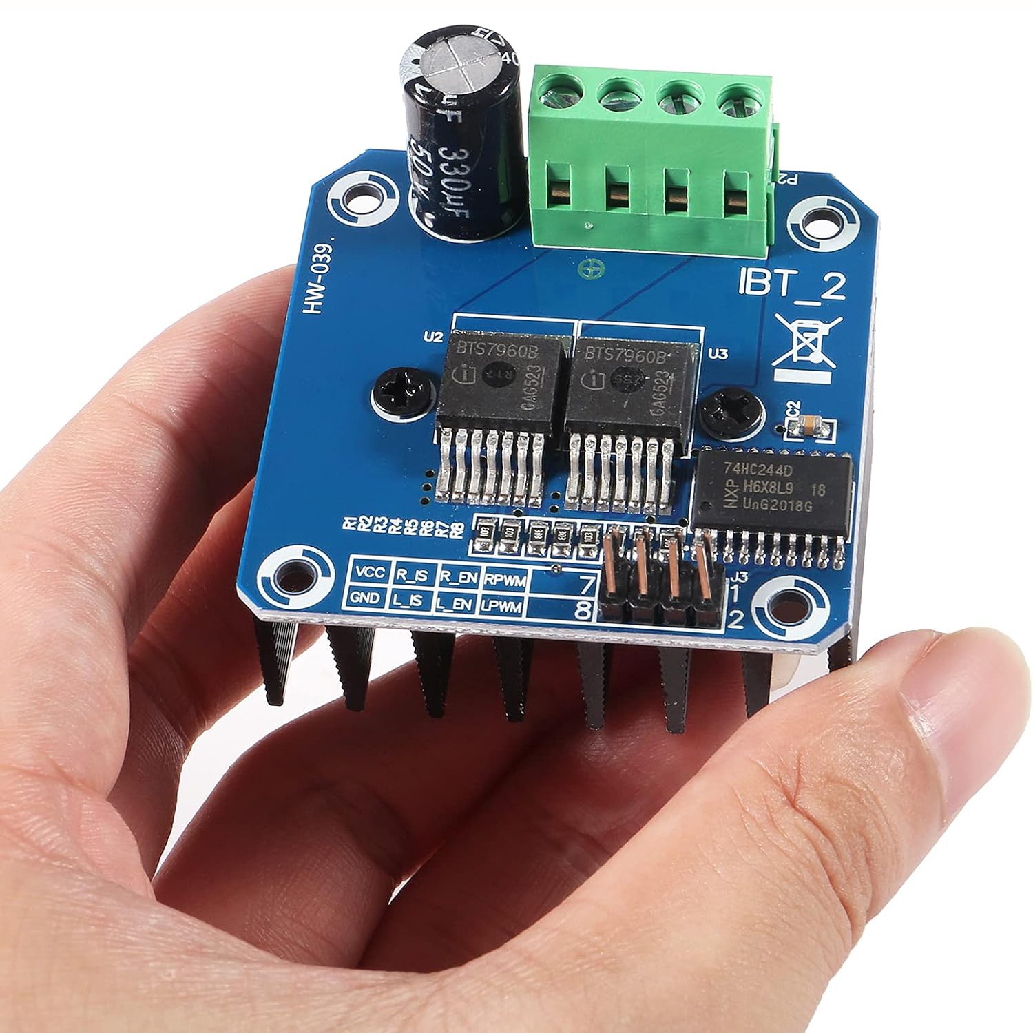 Lots of Double BTS7960B DC43A Stepper Motor Driver H-Bridge PWM for Arduino NEW