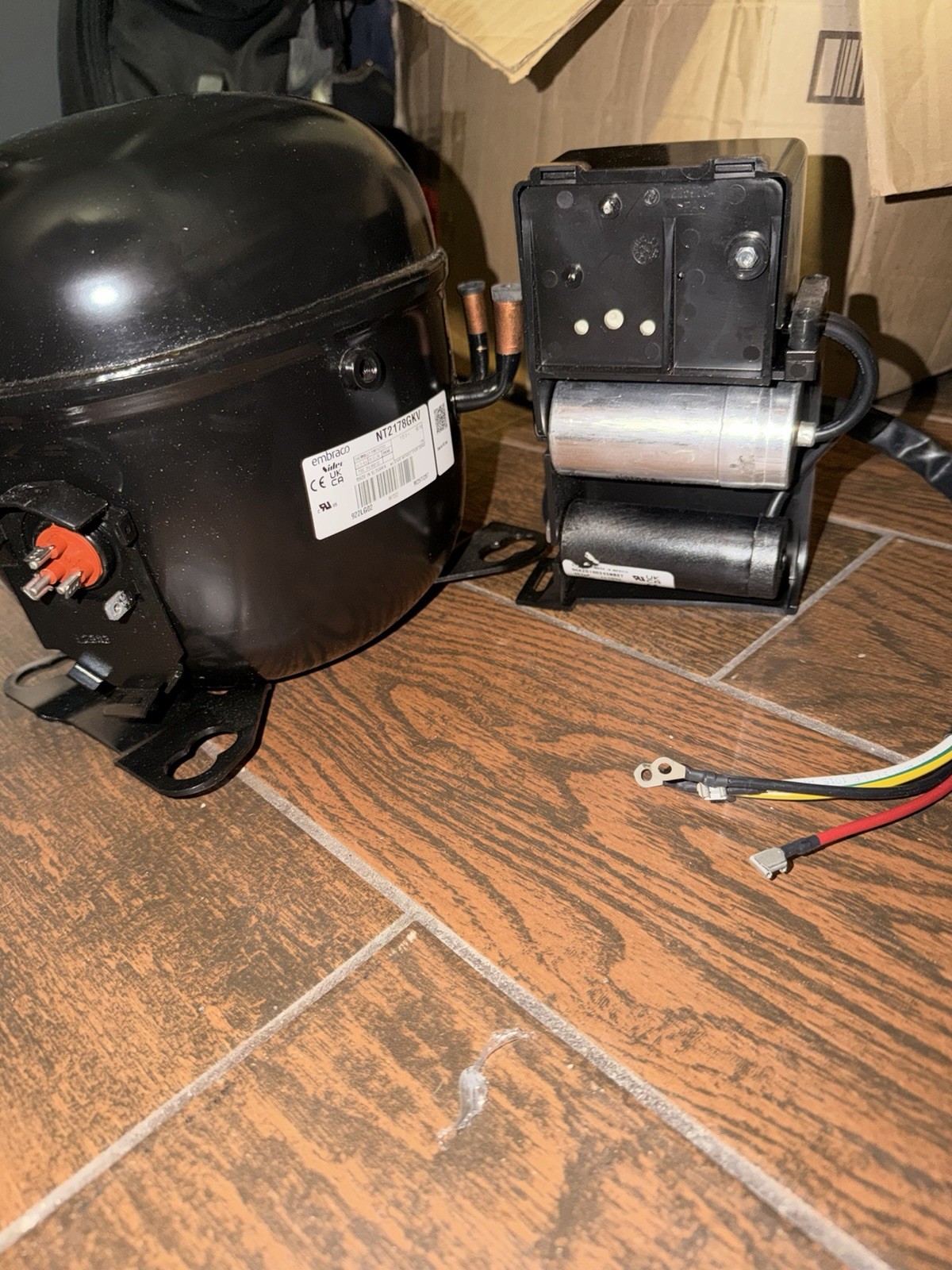 Embraco NT2178GKV Hermetic Refrigeration Compressor 115V 1PH 60Hz R404A Black