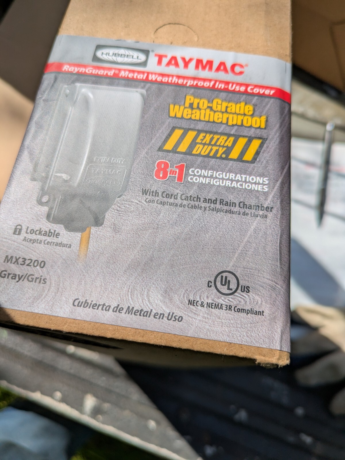 TayMac MX3200 RaynGuard Extra Duty Metal Weatherproof in-Use Cover Case Of 4