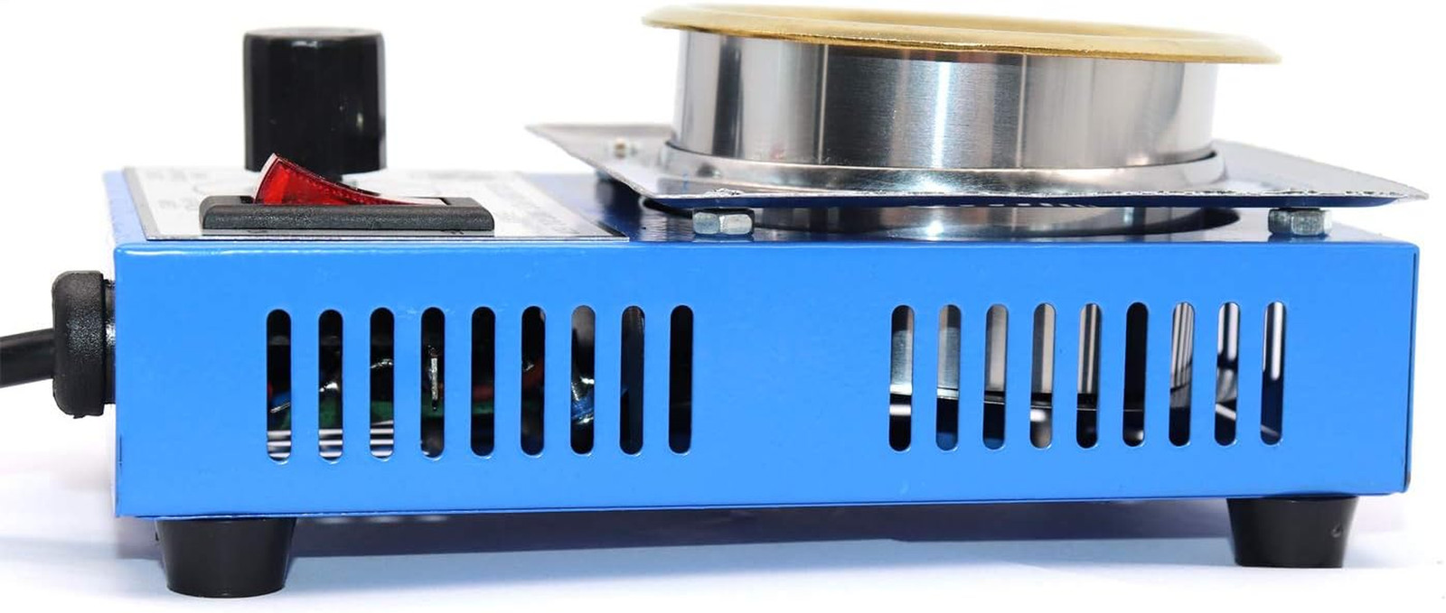 50mm 110V 150W Lead-Free Solder Pot with 500g Capactity & BGA Solder Paste Sc…