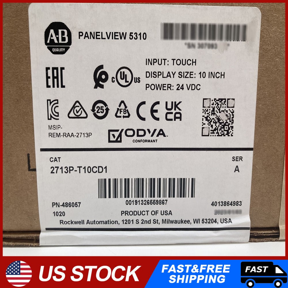 AB 2713P-T10CD1 Panelview 5310 Terminal AB 2713PT10CD1 Factory Sealed