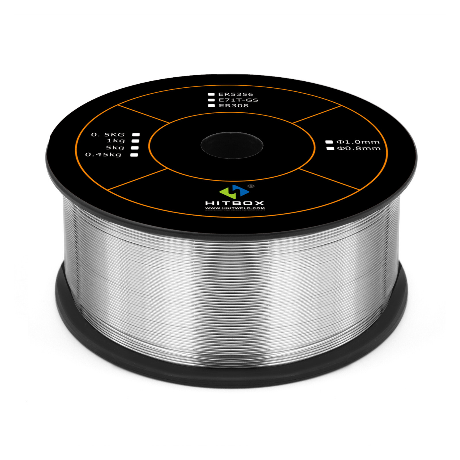 Aluminum Solid MIG Welding Wire .035 – 1 lb ER5356 with 0.5KG 1 Roll Hitbox