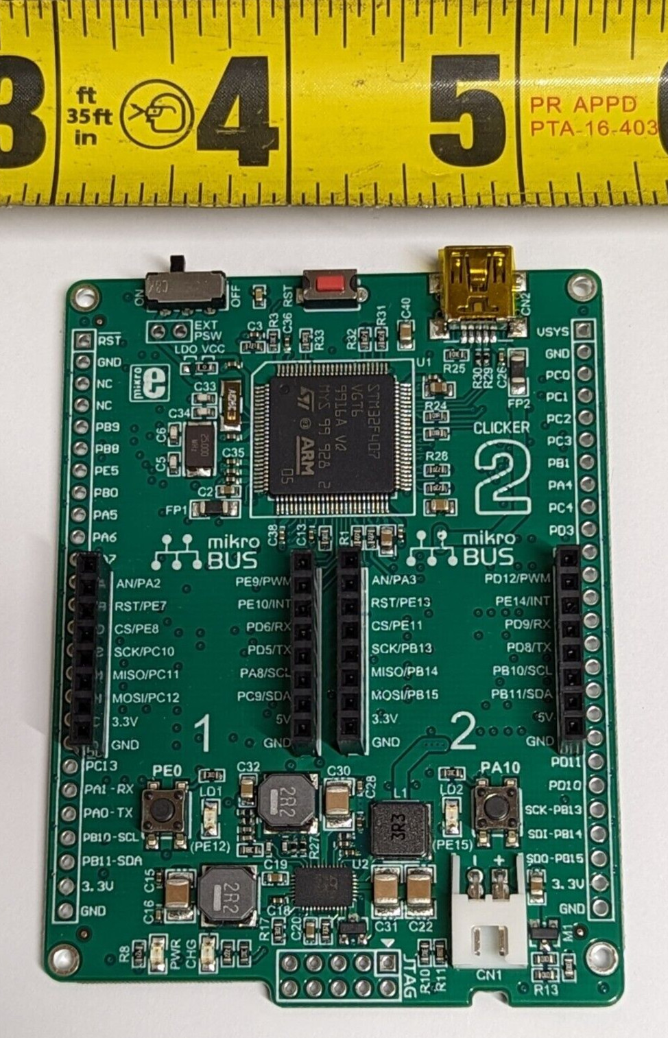 MikroElektronika Clicker 2 Seater Development Board STM32 MIKROE-1685 I2C USB