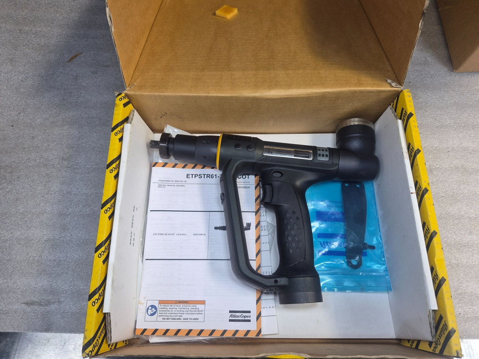 ATLAS COPCO ETP STR61‑30‑10‑COT Electric Power Screwgun NEW