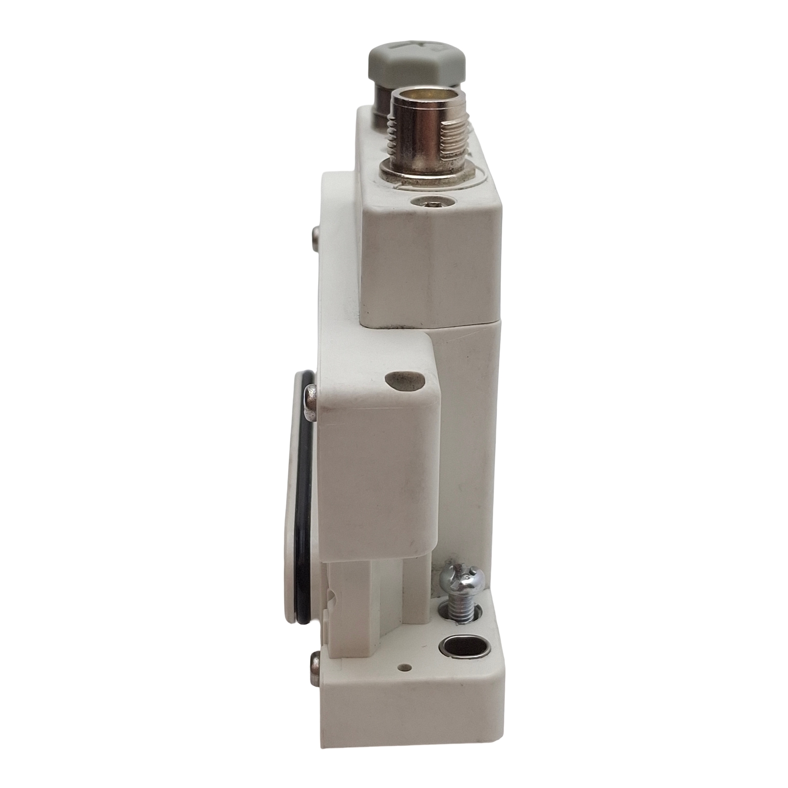 SMC EX600-ED2 Fieldbus Device End Plate, M12 5-Pin Male, 24VDC 2A, DIN Rail