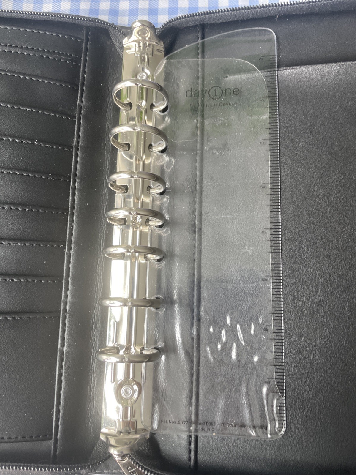 Notebook Organizer Multiple Pockets With Handle NWOT Back By Franklin Dovay