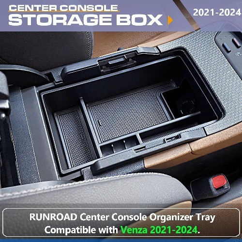 Center Console Organizer Tray Compatible with Venza 2021 2022 2023 2024 Accessor