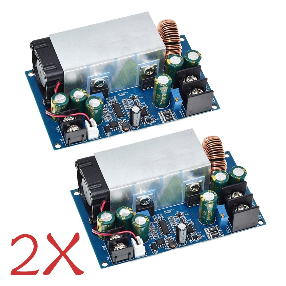 DC-DC Adjustable Step-down Buck Converter Module 12V-75V to 5/24/48V 600W 25A 2x