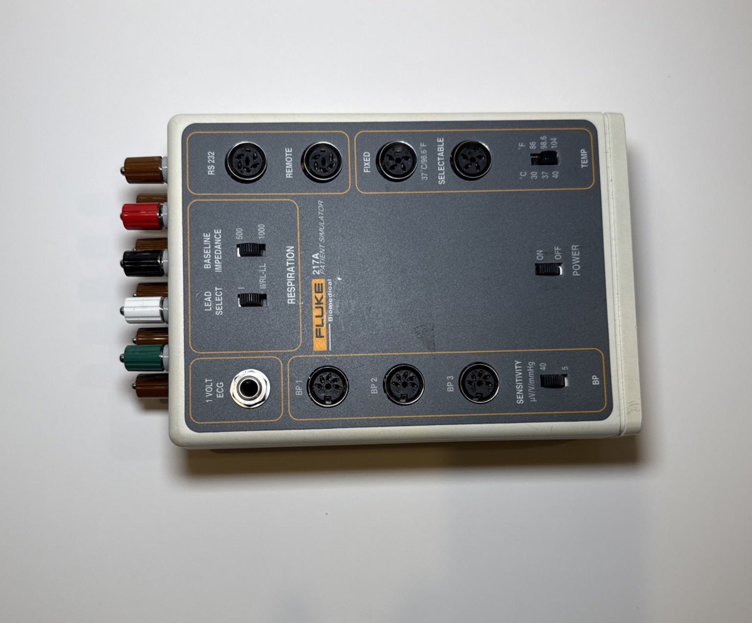 Fluke 217A Patient Simulator with Travel Bad and accessries