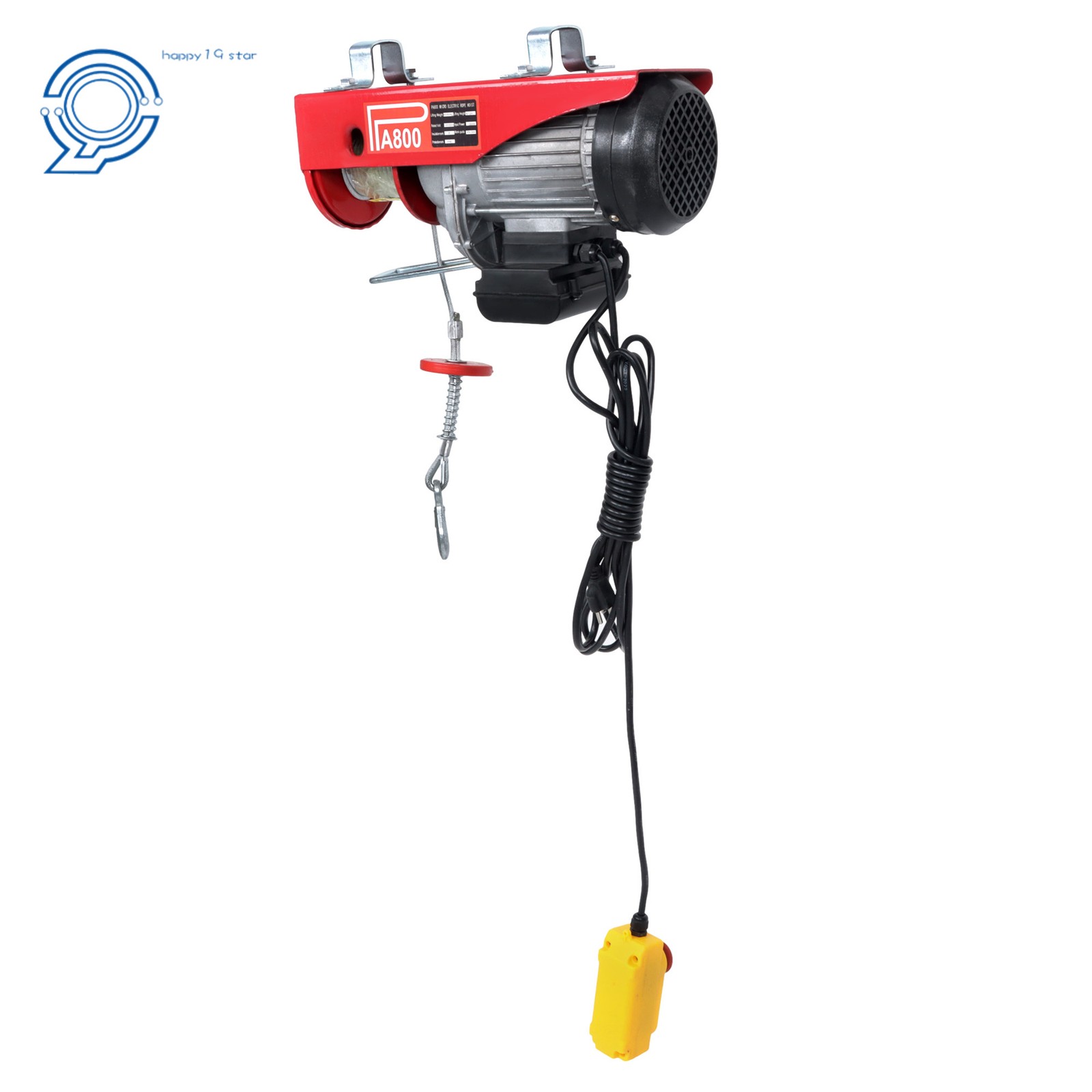 1760LB Electric Winch with 14ft Wired Remote Control for Factories,Warehouses