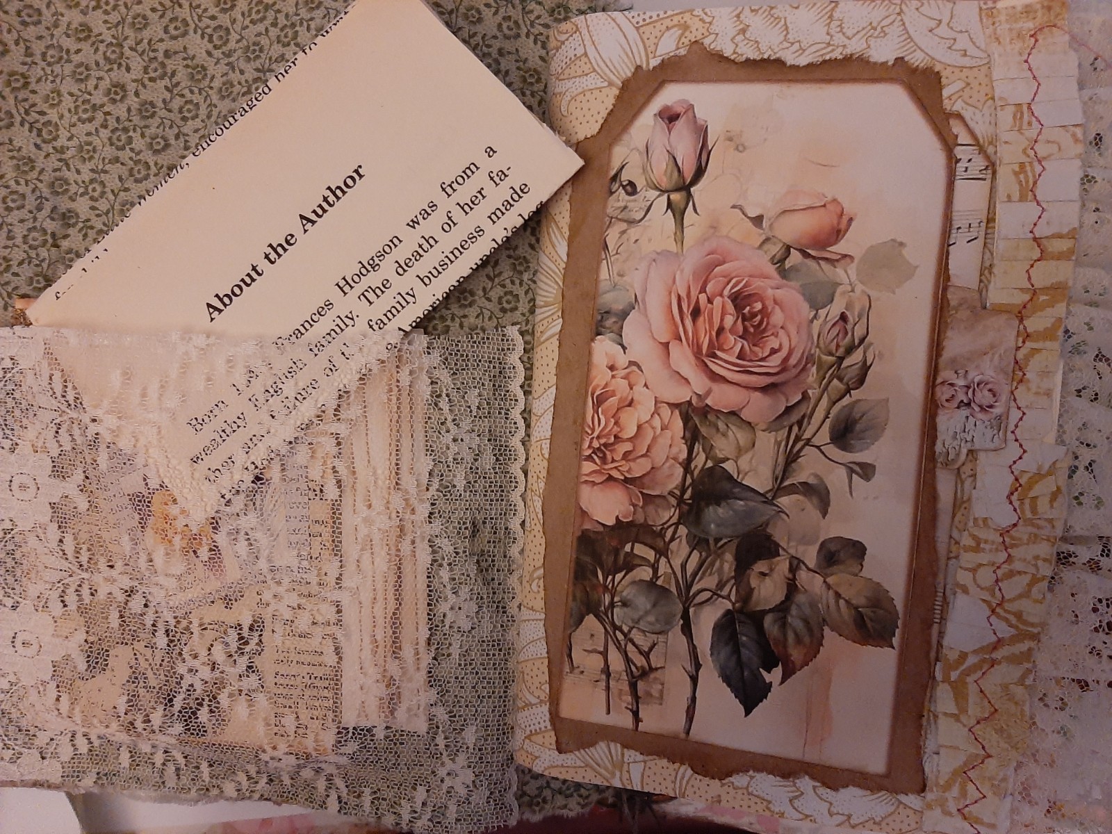 Junk Journal Handmade chunky «Secret Garden» Soft and squishy Classic Story
