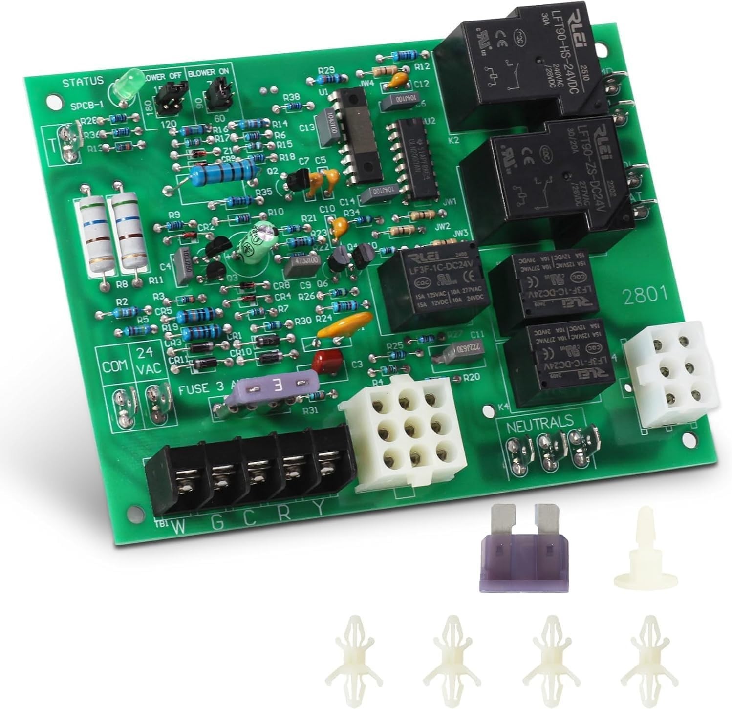 ICM2801 Furnace Control Circuit Board Replacement for Coleman Evcon York Lu