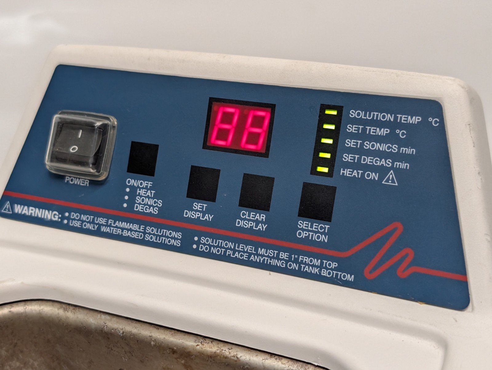 Branson 1510R-DTH Bransonic ultrasonic cleaner heated digital benchtop