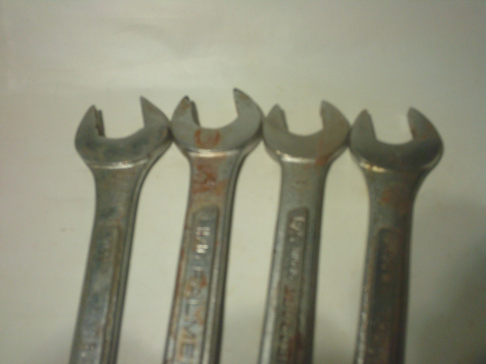 4 Vintage TRUECRAFT Combination Wrench 12pt Alloy Steel Palmera Spain 5/8 &11/16