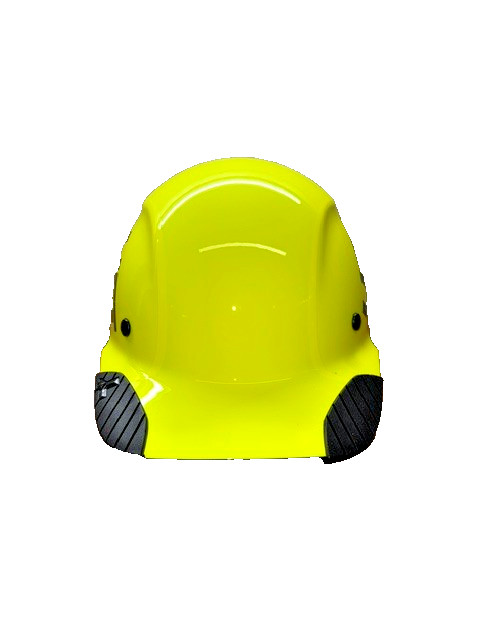 LIFT SAFETY-CAP STYLE-CARBON FIBER-50/50 HI-VIZ YELLOW & BLACK-ANSI CLASS C