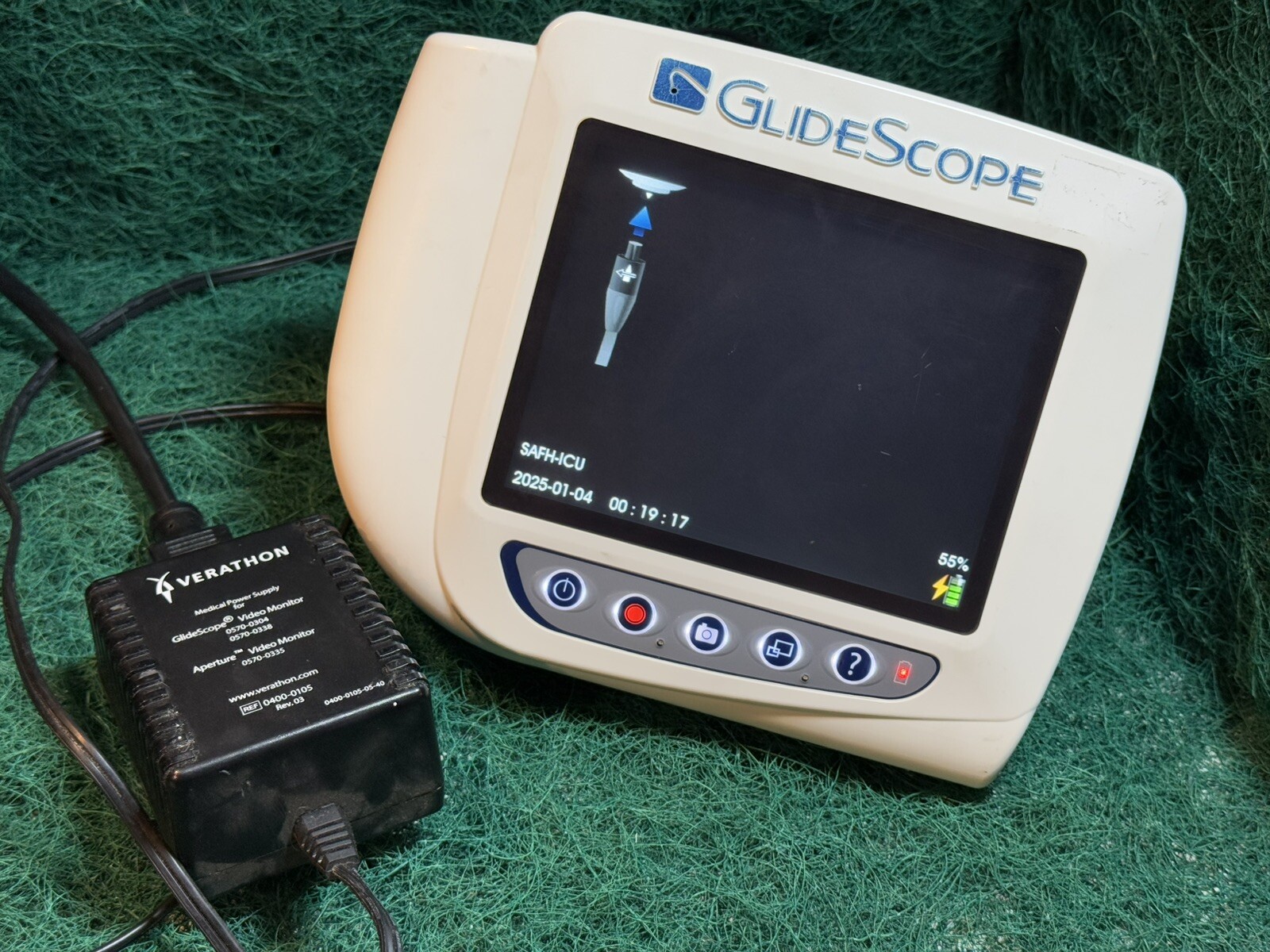 VERATHON AVL 0570-0338 GLIDESCOPE PORTABLE VIDEO MONITOR