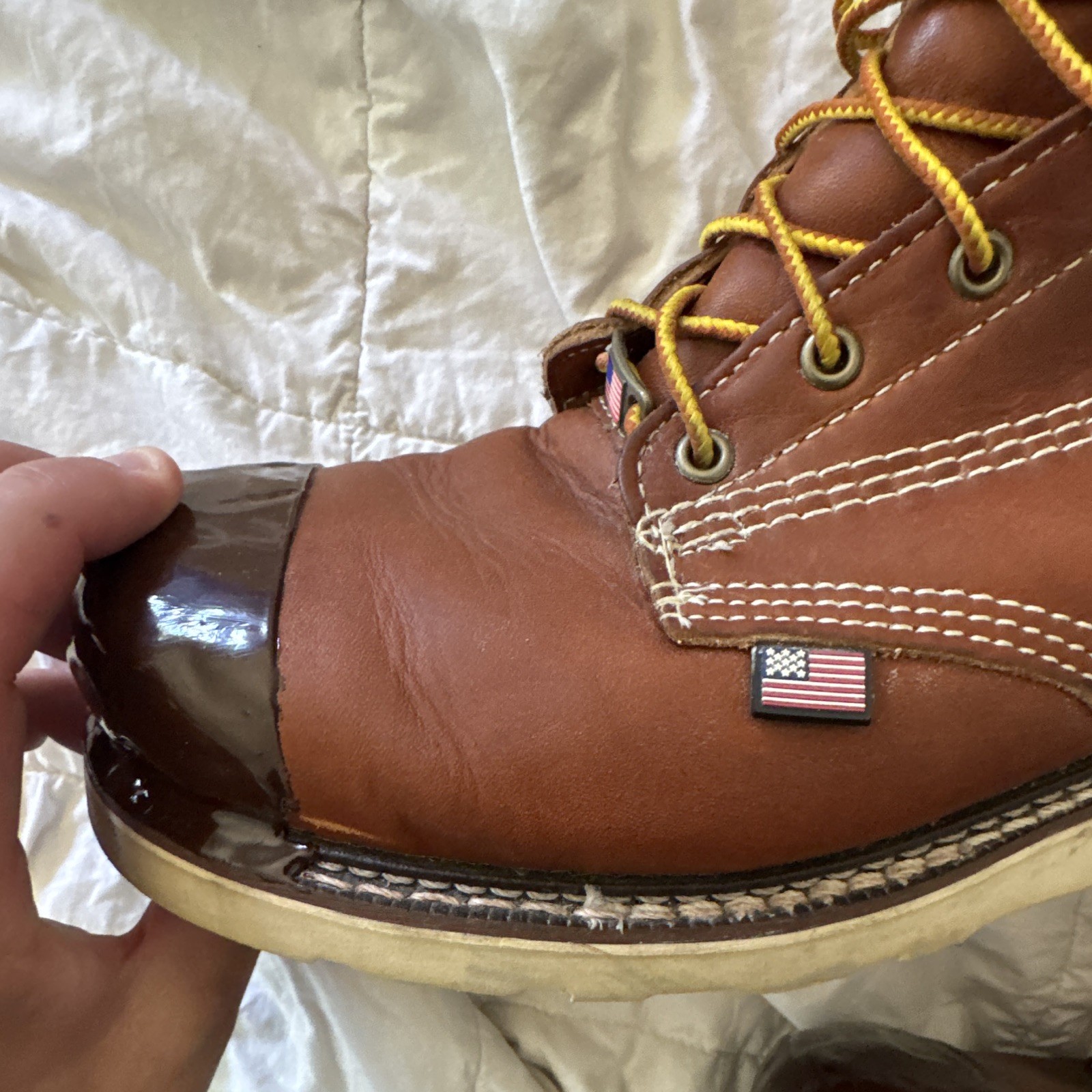 Carolina round toe boots men’s 11
