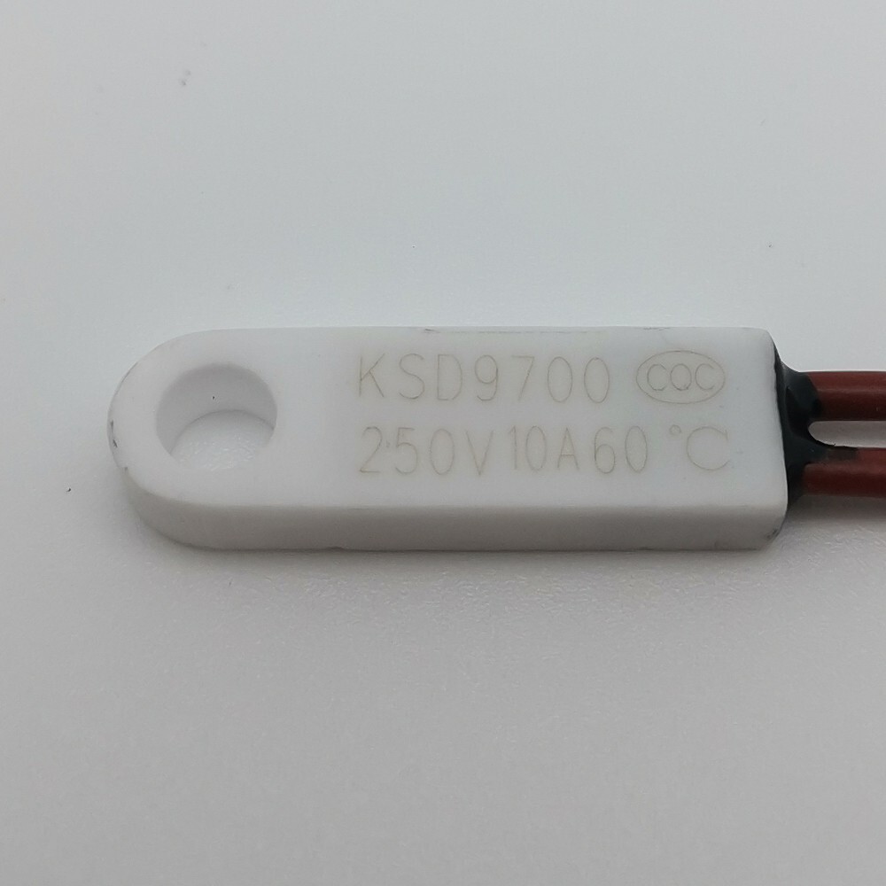 1pc 60°C / 140°F Degree Celsius N.C. 10A Ceramic Temperature Switch KSD9700 -O
