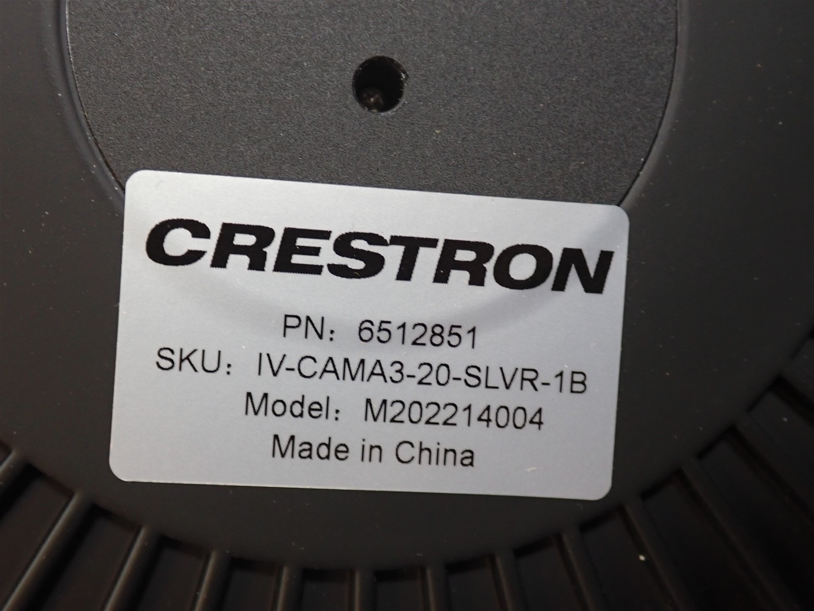 Crestron IV-CAMA3-20-SLVR-1B 1 Beyond Auto Tracking Camera 20x Zoom Silver (S9)