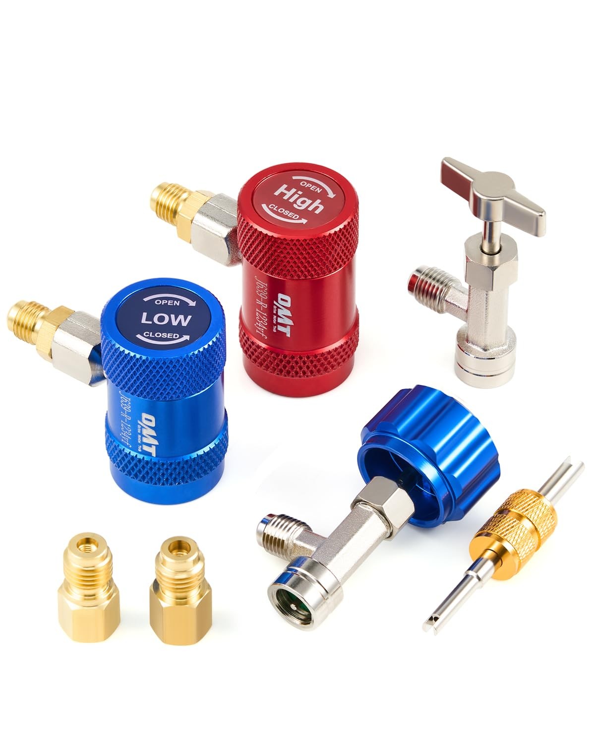 Orion Motor Tech R1234yf Quick Couplers Set, Adapter Tool Kit with…
