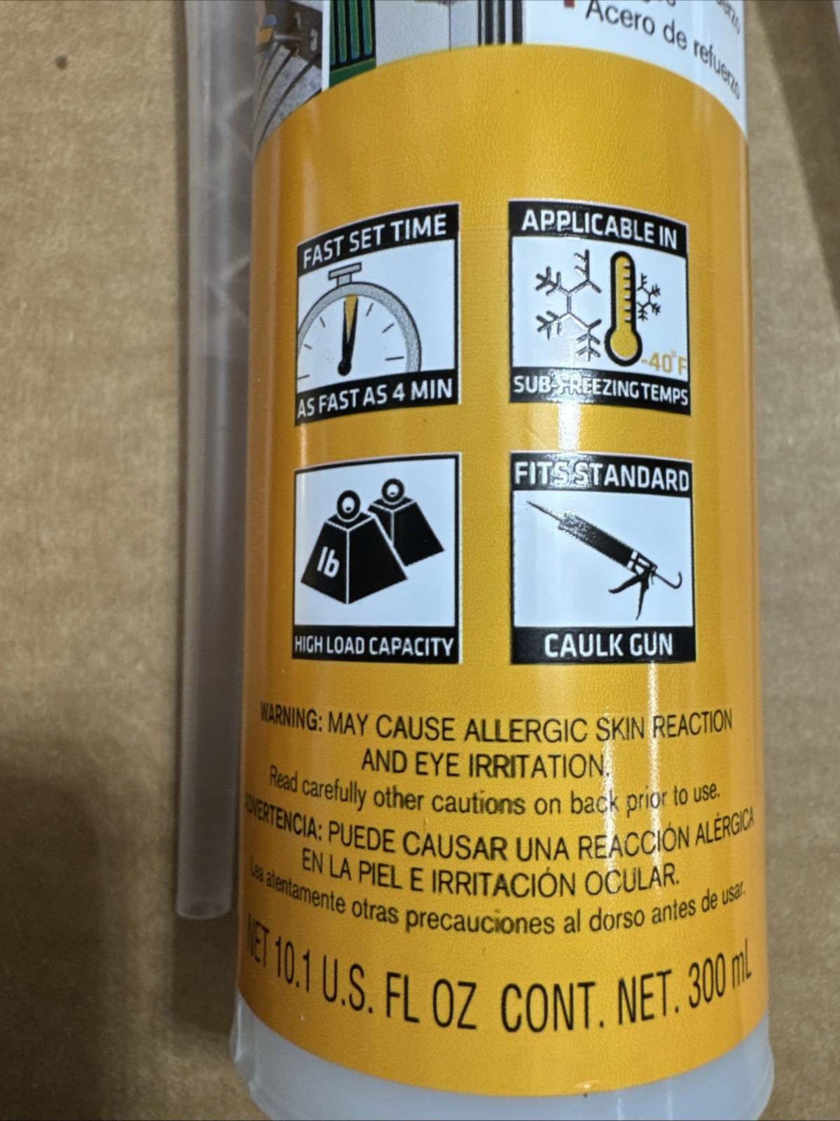 2-Sika 1 112729 Anchoring Adhesive 10.1 oz BB 10/30/25 TESTED ON 07-23-26 GOOD