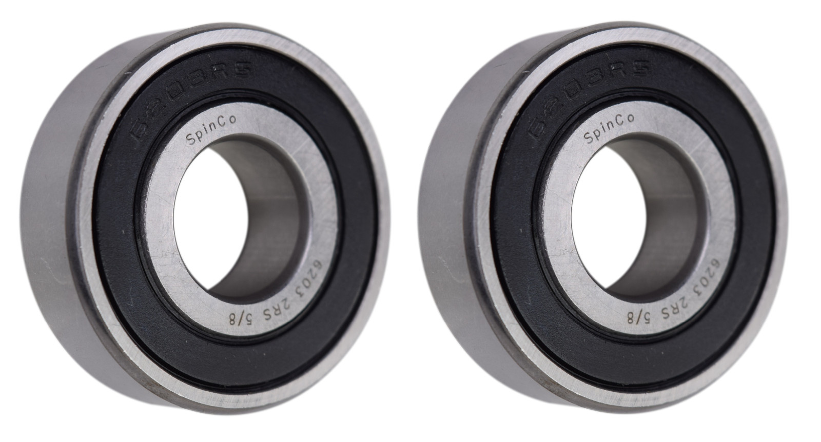 (2 Each) 6203-2RS-5/8 6203LLU10 203PP10 Sealed Radial Ball Bearing 0.625″X40X12