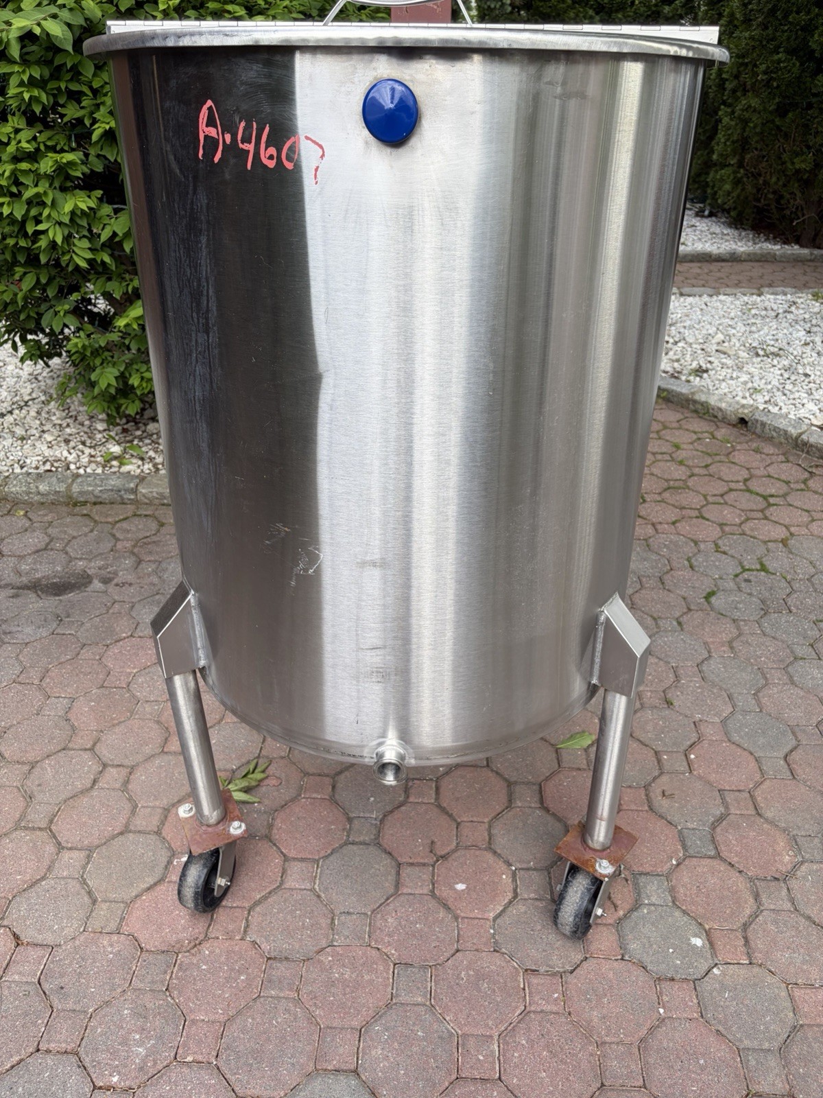 2/ 100GL Stainless Steel Mixing Tank on Wheels NEW 2/ 1Hp Cleveland… Check desc