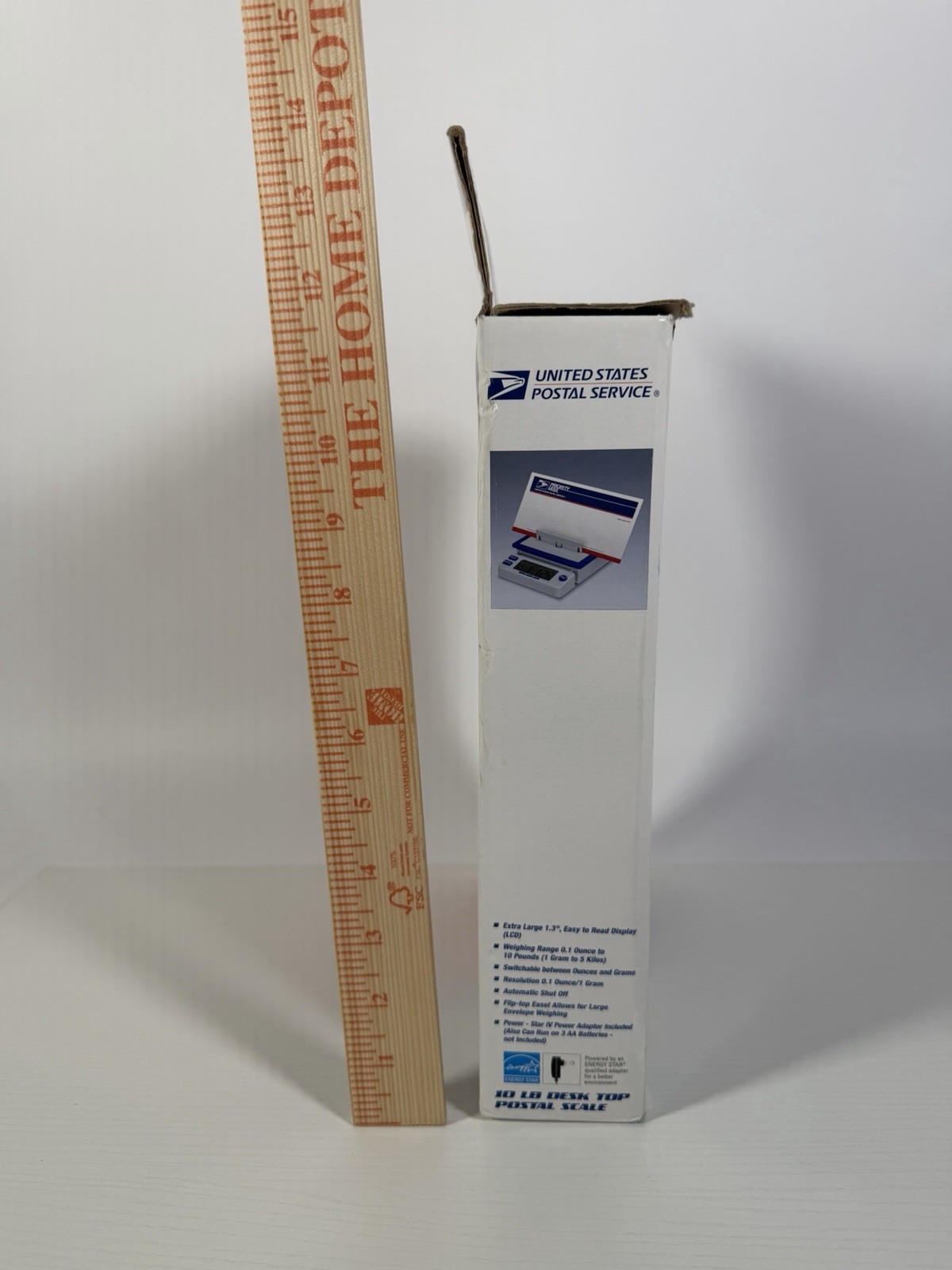 USPS 10 lb. Desk Top Postal Scale Extra Large LCD Digital Electronic ~ Tested