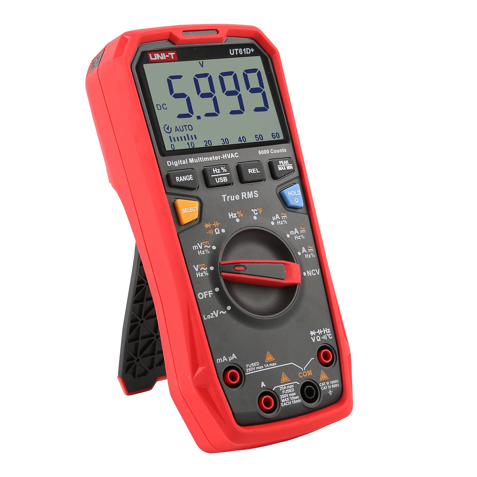 UNI-T UT61D+ 1000V True RMS Digital Multimeter USB Data hold/backlight