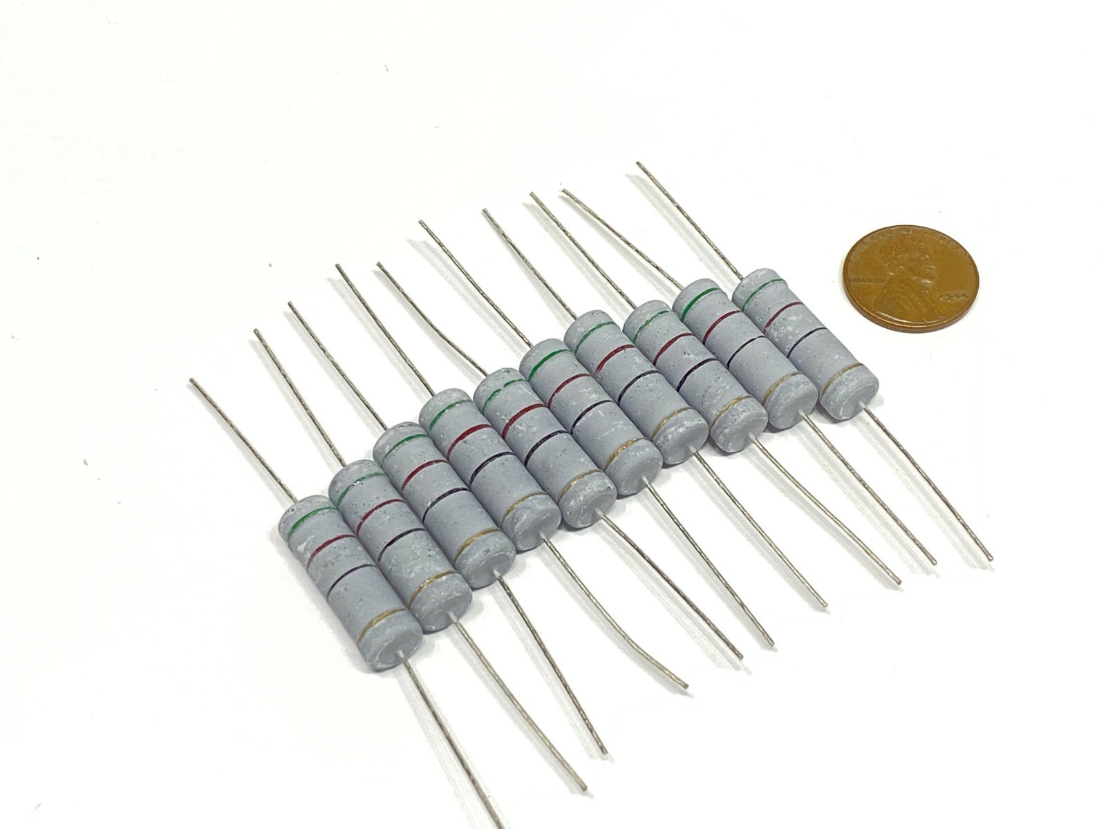 10 Pack 1.8ohm 1R8 Metal Oxide Film Resistor 5W 5 Watt ±5% Tolerance 10x G32