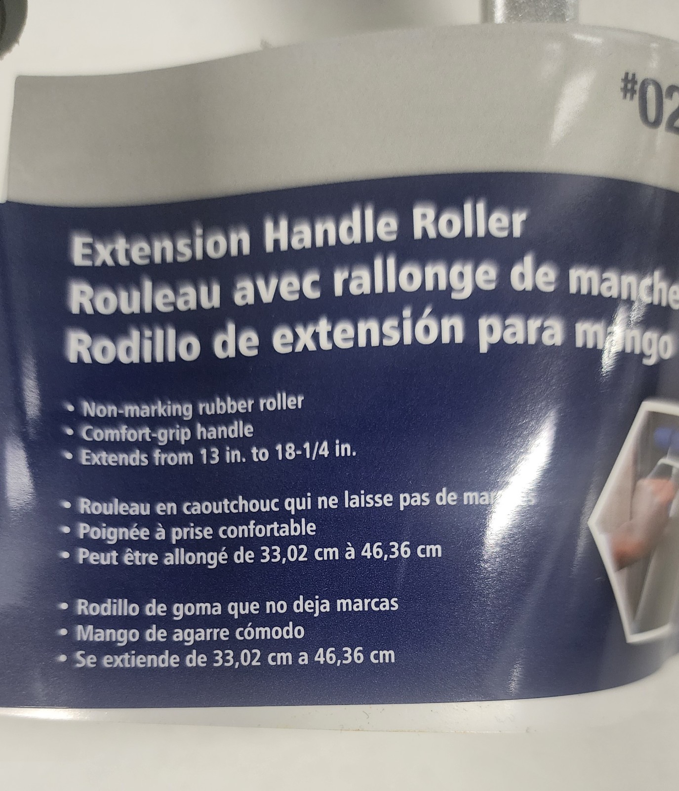 Kobalt Handle Roller 13″-18 1/4″ Extension Blue Silver Brand New